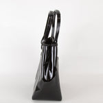 Anya Hindmarch Black Patent Leather Tote Bag