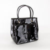 Anya Hindmarch Black Patent Leather Tote Bag