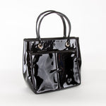Anya Hindmarch Black Patent Leather Tote Bag