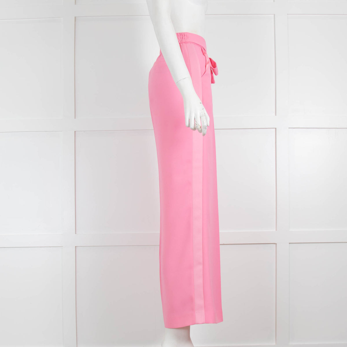 ME EM Bright Pink Wide Leg Belted Trousers