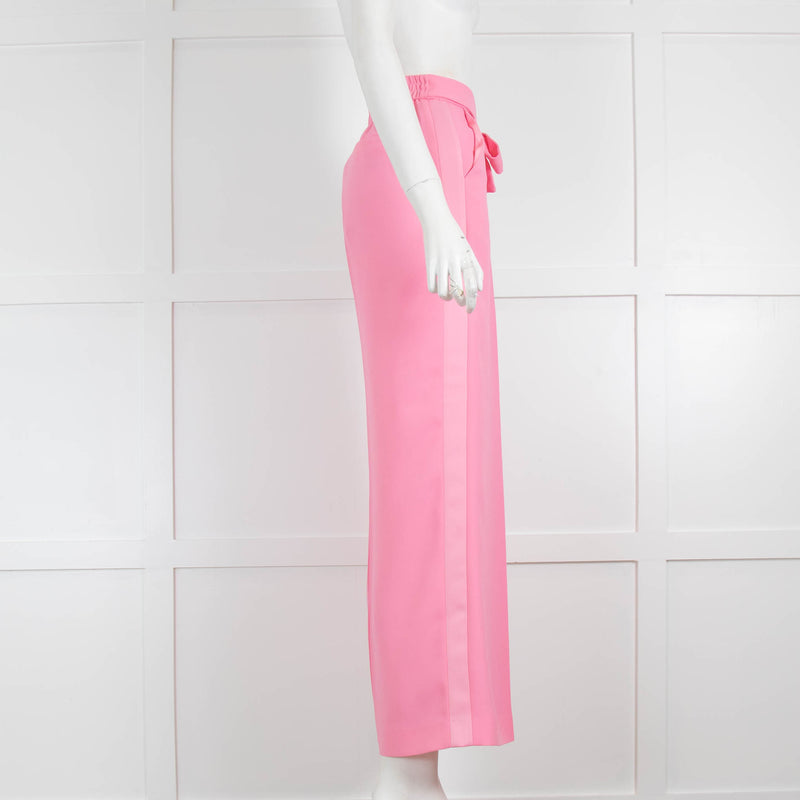 ME EM Bright Pink Wide Leg Belted Trousers