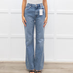 Frame Arrow Lela Blue Straight Leg Jeans