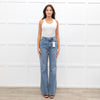 Frame Arrow Lela Blue Straight Leg Jeans
