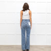 Frame Arrow Lela Blue Straight Leg Jeans