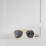 Joseph Cream Chunky Aviator Sunglasses