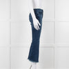 DL 1961 Blue Stretch Frayed Hem Jeans