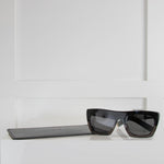 Joseph Black Classic Wide End Sunglasses