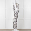 Joseph Grey Graphic Silk Jogger Style Trousers