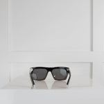 Joseph Black Classic Wide End Sunglasses