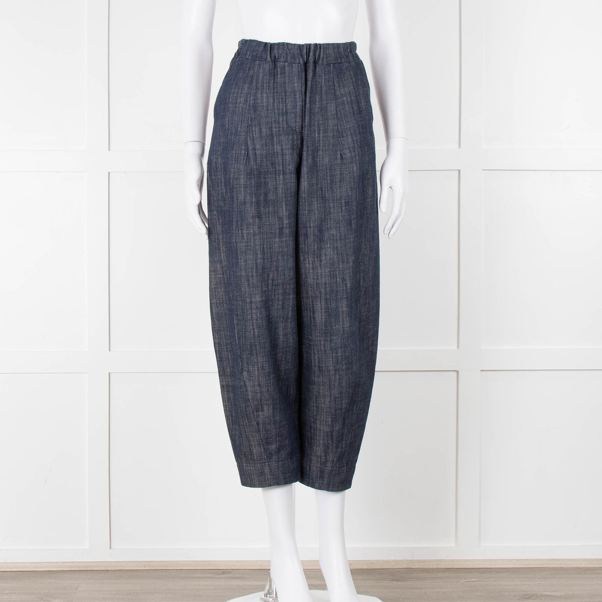 Choice Chambray Barrel Leg Pull On Trousers