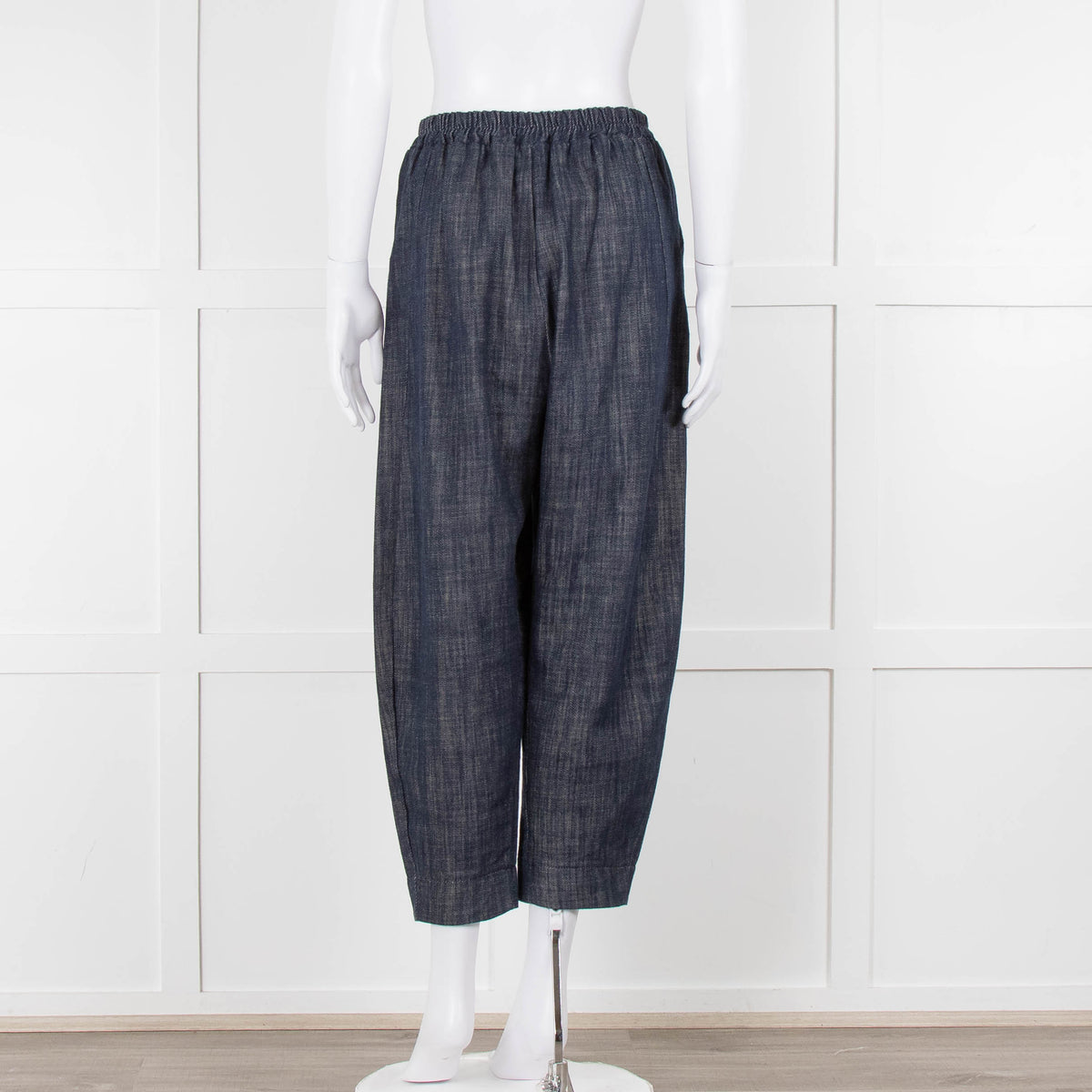 Choice Chambray Barrel Leg Pull On Trousers