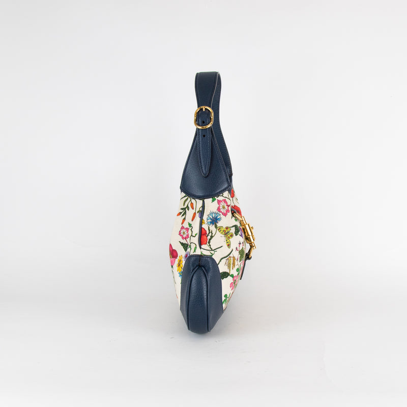 Gucci Jackie Flora Hobo Shoulder Bag