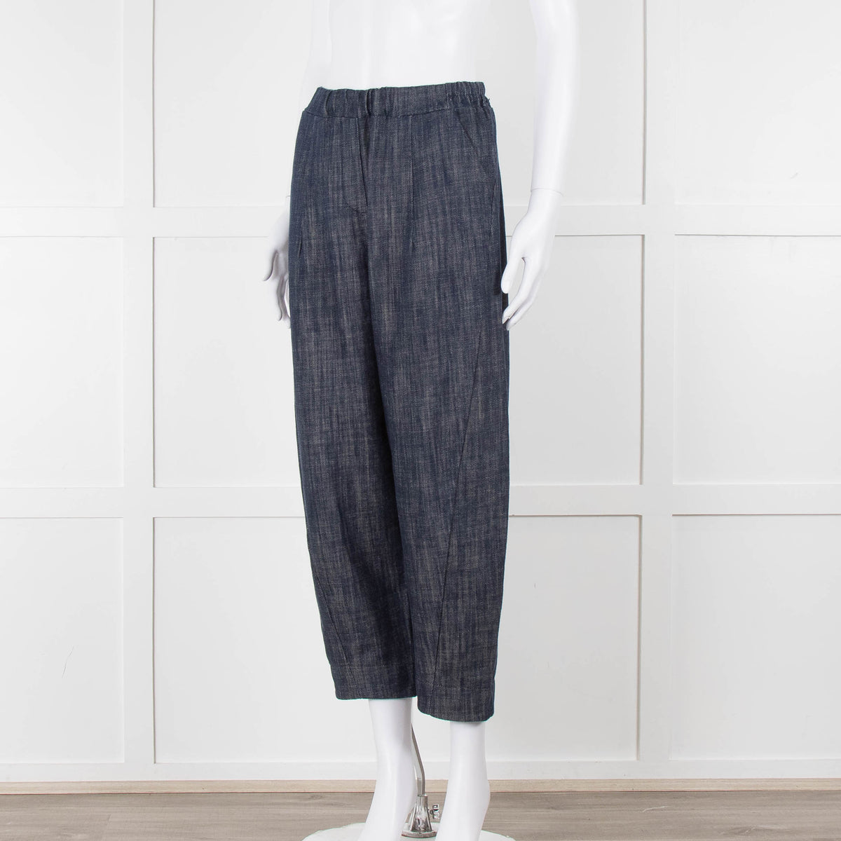 Choice Chambray Barrel Leg Pull On Trousers