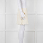Pinko Cream Boucle Shorts