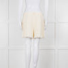 Pinko Cream Boucle Shorts