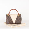 Louis Vuitton Monogram Cream V BB Tote