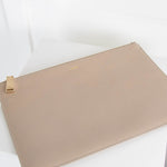 Jill Sander Beige Clutch Case