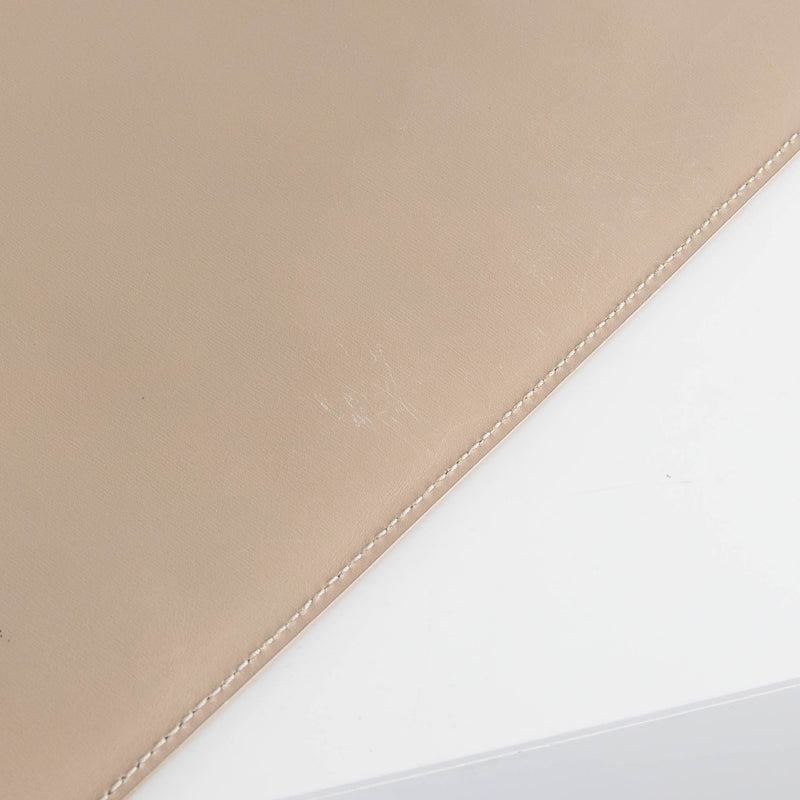 Jill Sander Beige Clutch Case