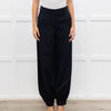 Dries Van Noten Navy Trousers With Gathered Ankle
