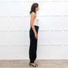 Dries Van Noten Navy Trousers With Gathered Ankle