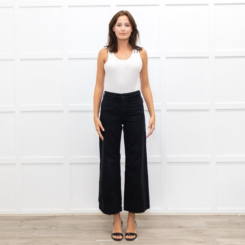 Five Black Flared Jeans