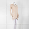 Diane Von Furstenberg Fine Knit Gold Lurex Open Cardigan