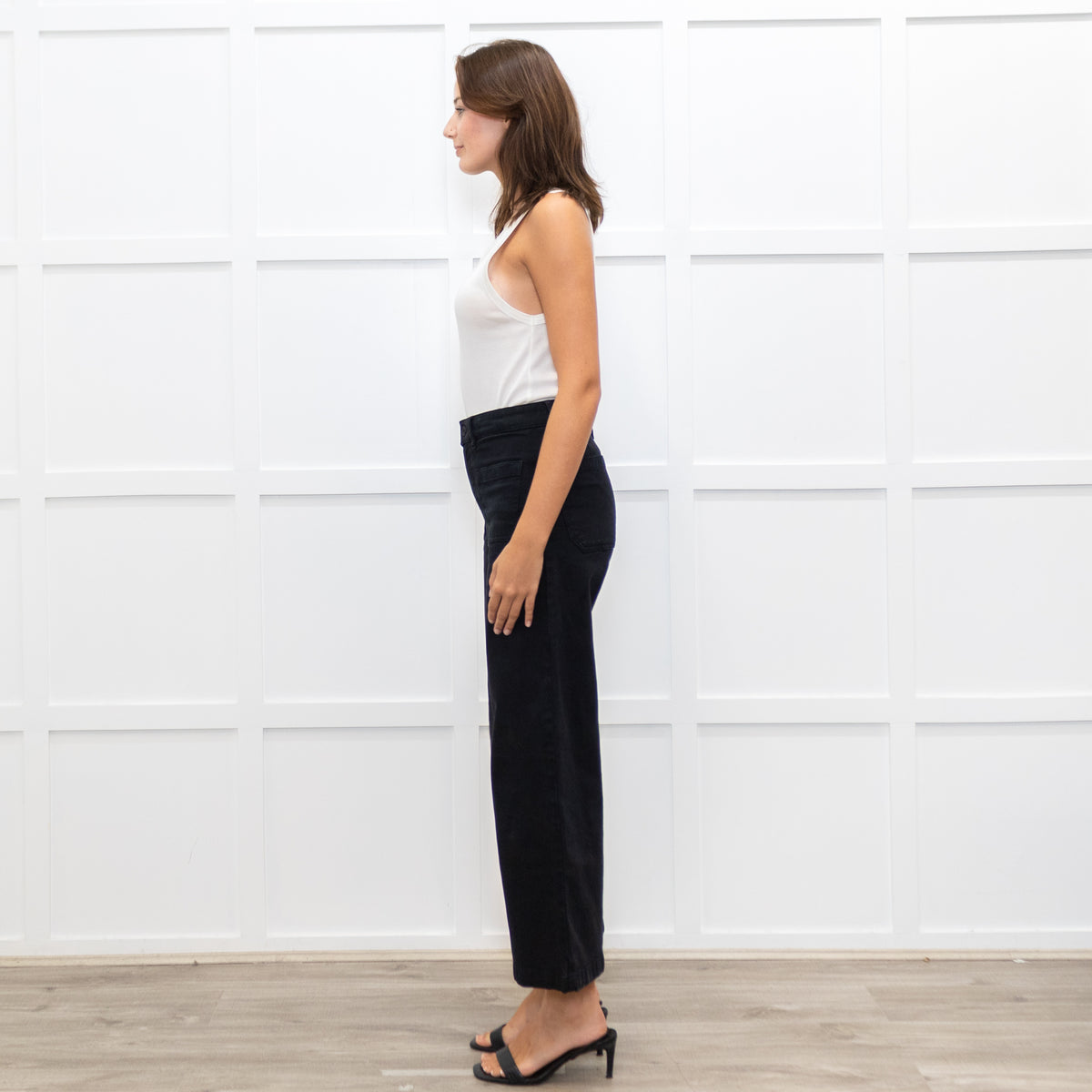 Five Black Flared Jeans
