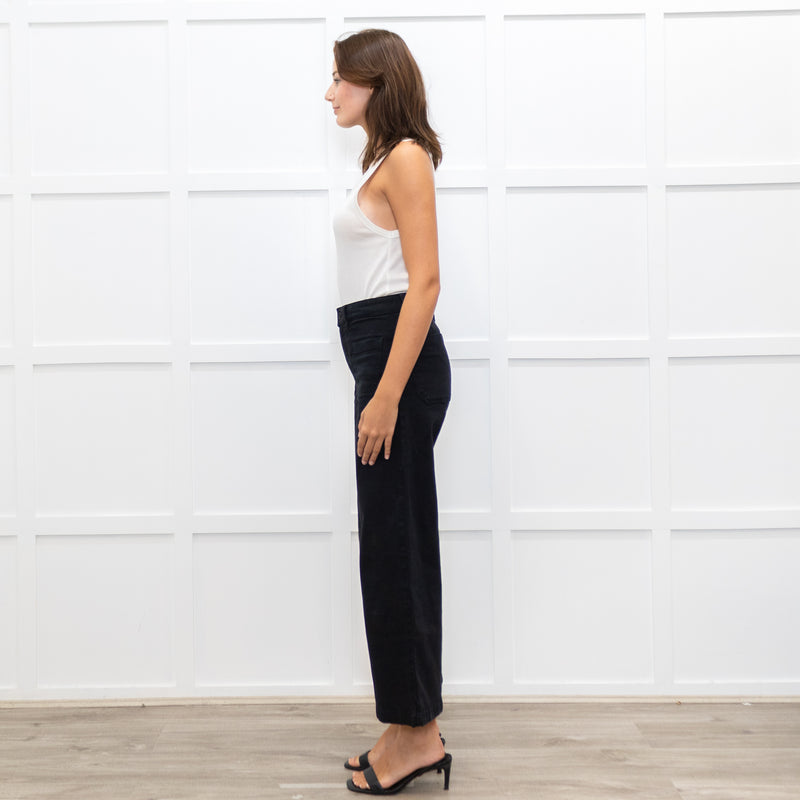 Five Black Flared Jeans