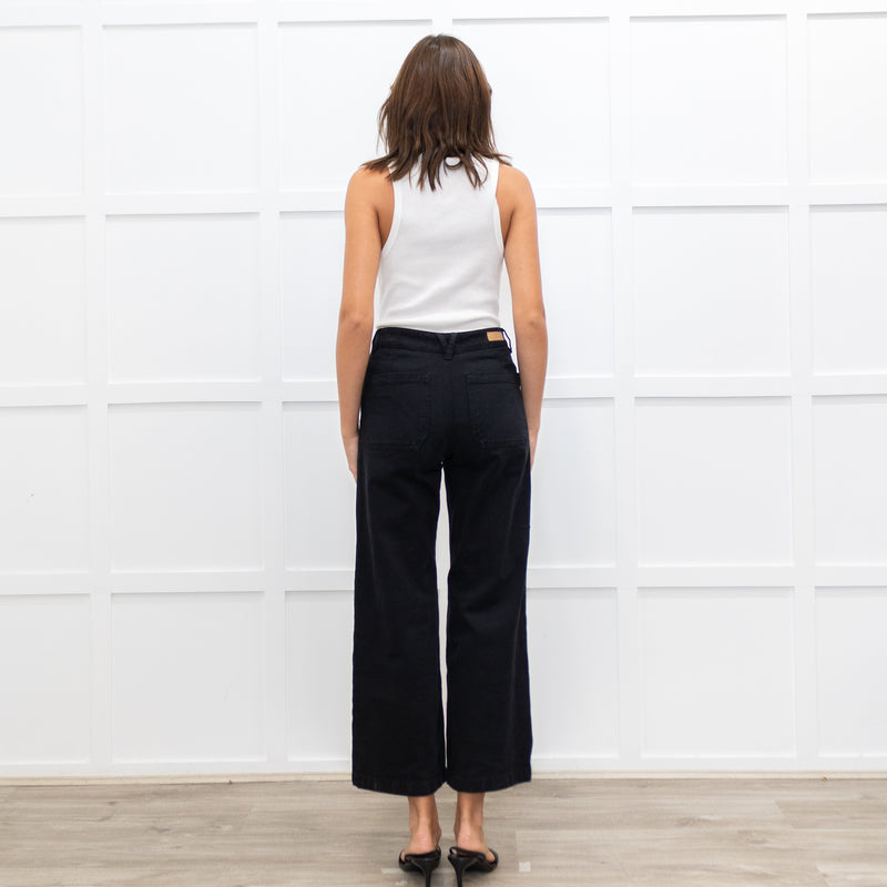 Five Black Flared Jeans
