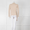 Diane Von Furstenberg Fine Knit Gold Lurex Open Cardigan