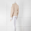 Diane Von Furstenberg Fine Knit Gold Lurex Open Cardigan