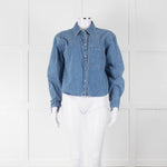 Veronica Beard Blue Denim Shirt