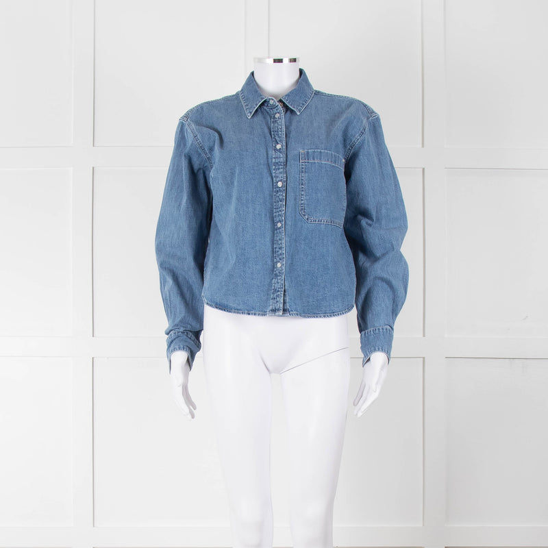 Veronica Beard Blue Denim Shirt