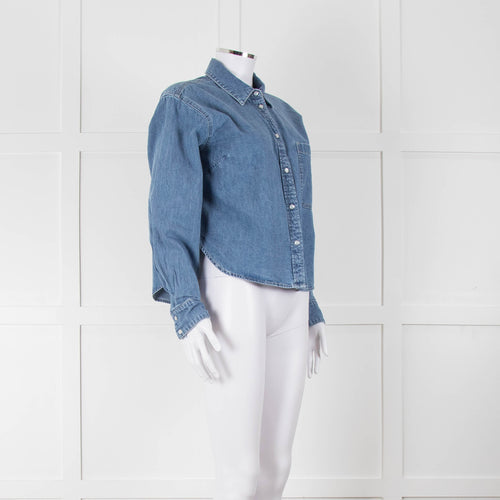 Veronica Beard Blue Denim Shirt