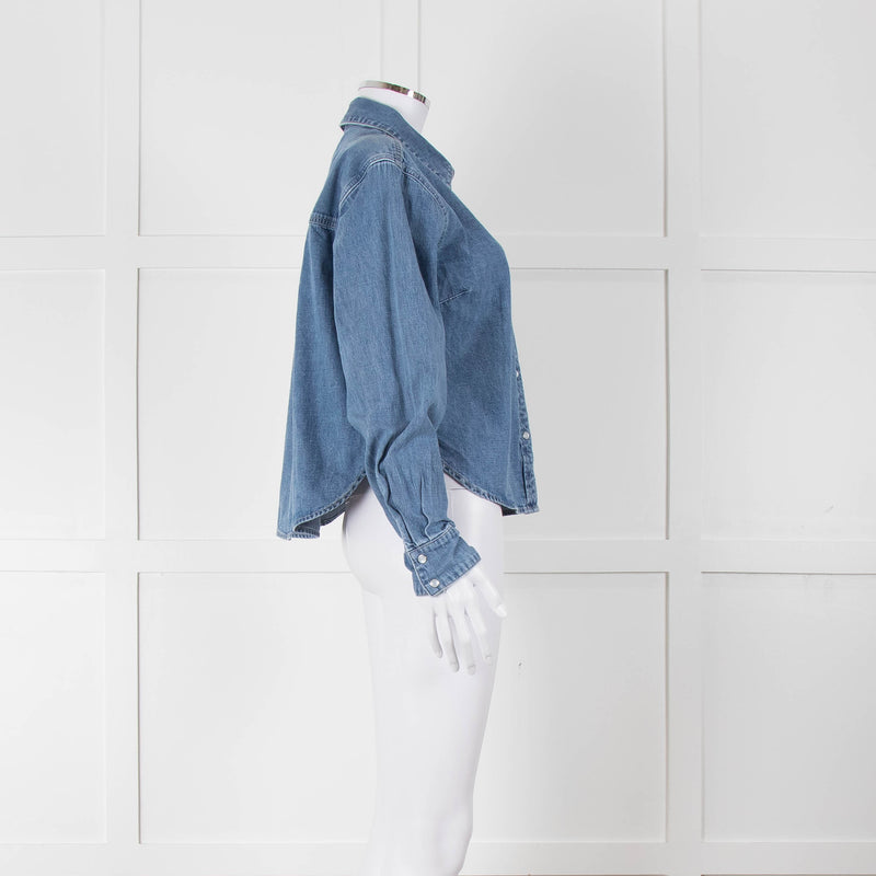 Veronica Beard Blue Denim Shirt