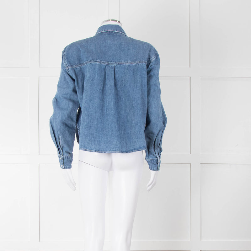 Veronica Beard Blue Denim Shirt