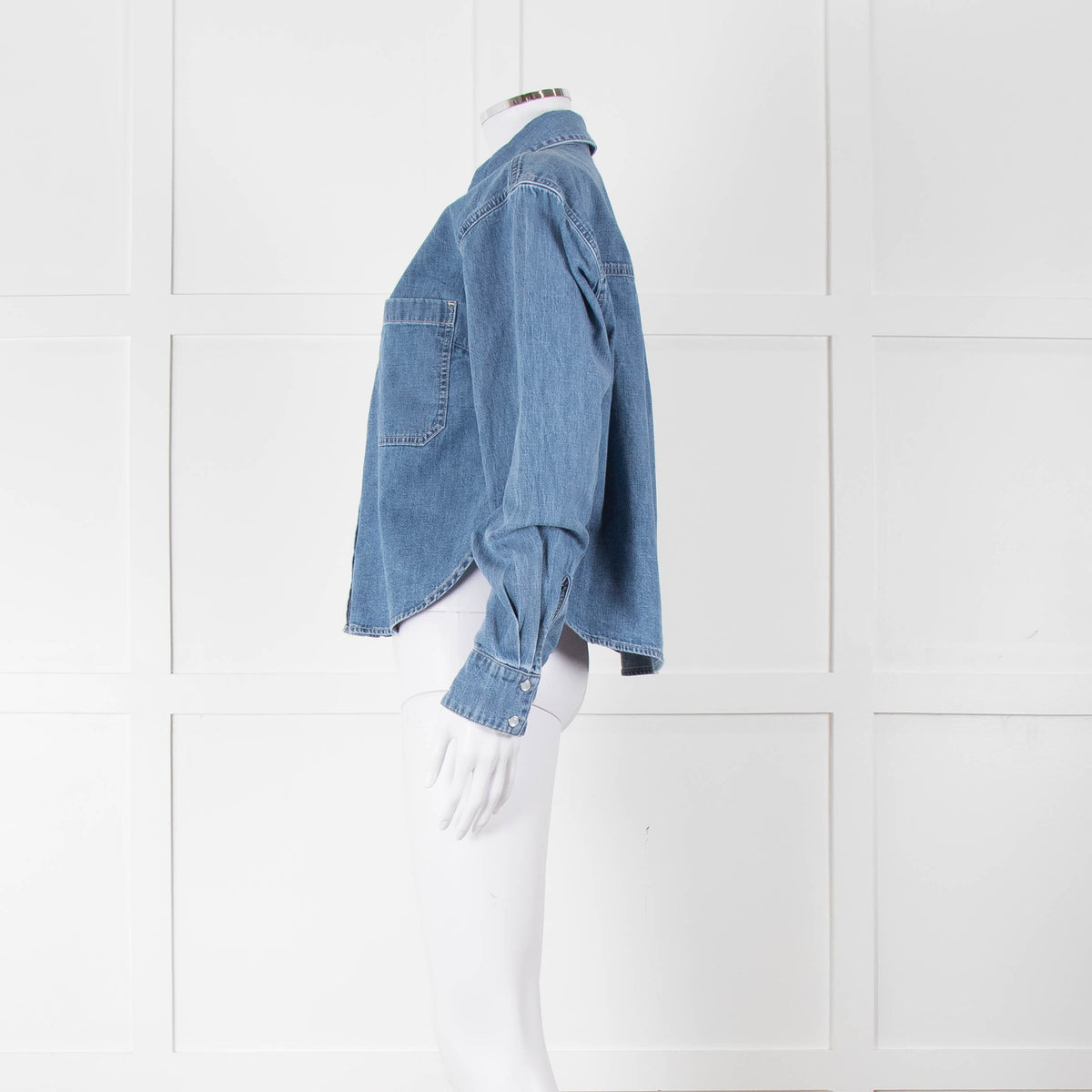 Veronica Beard Blue Denim Shirt