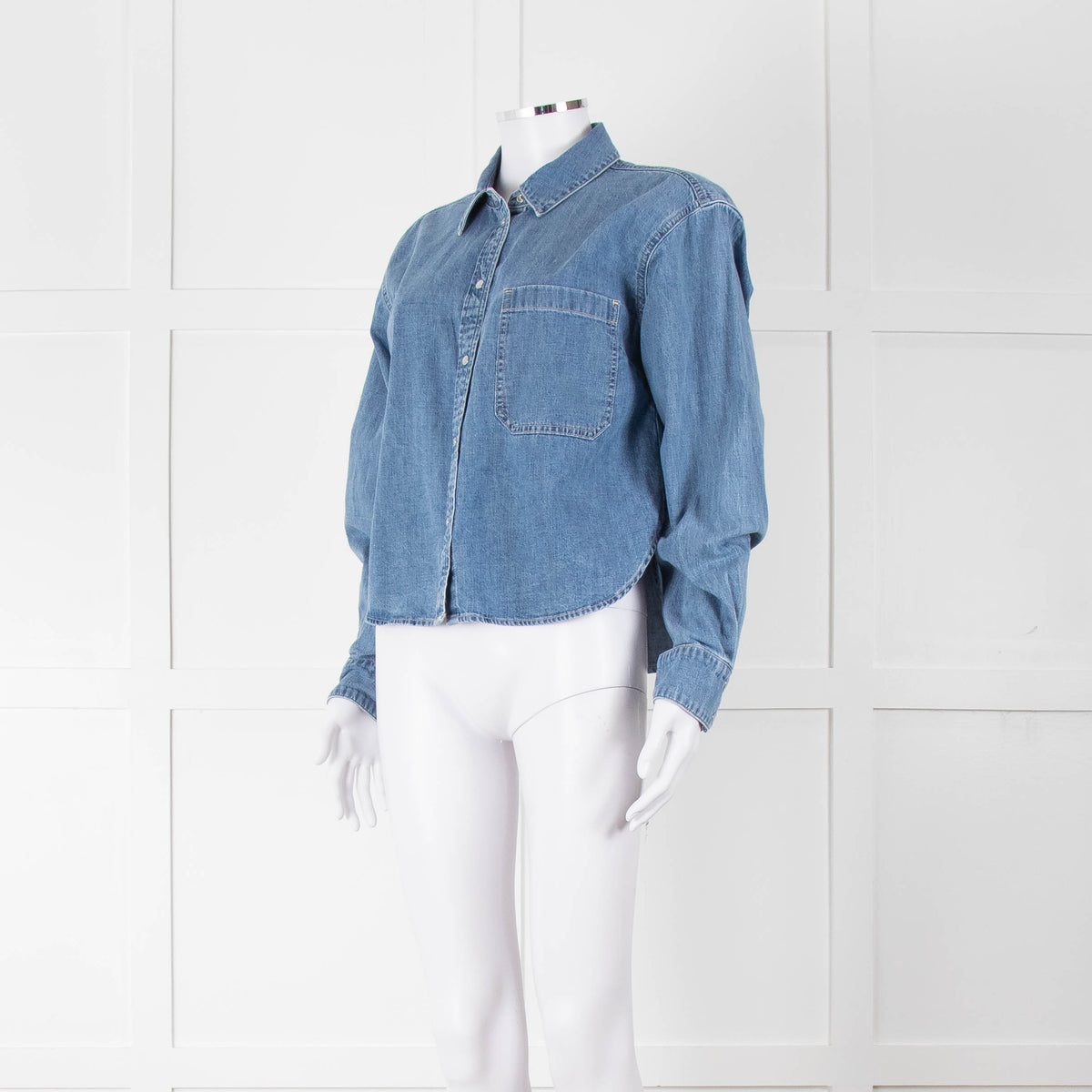 Veronica Beard Blue Denim Shirt