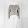 Isabel Marant Grey Contrast Knit Jumper