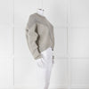 Isabel Marant Grey Contrast Knit Jumper