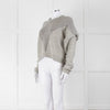 Isabel Marant Grey Contrast Knit Jumper