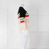 Sandro Cream "WORLD LOVER" Jumper