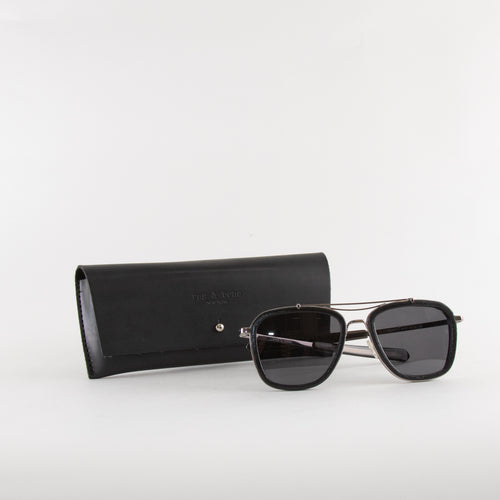 Rag & Bone Black Phantom Aviator Style Sunglasses