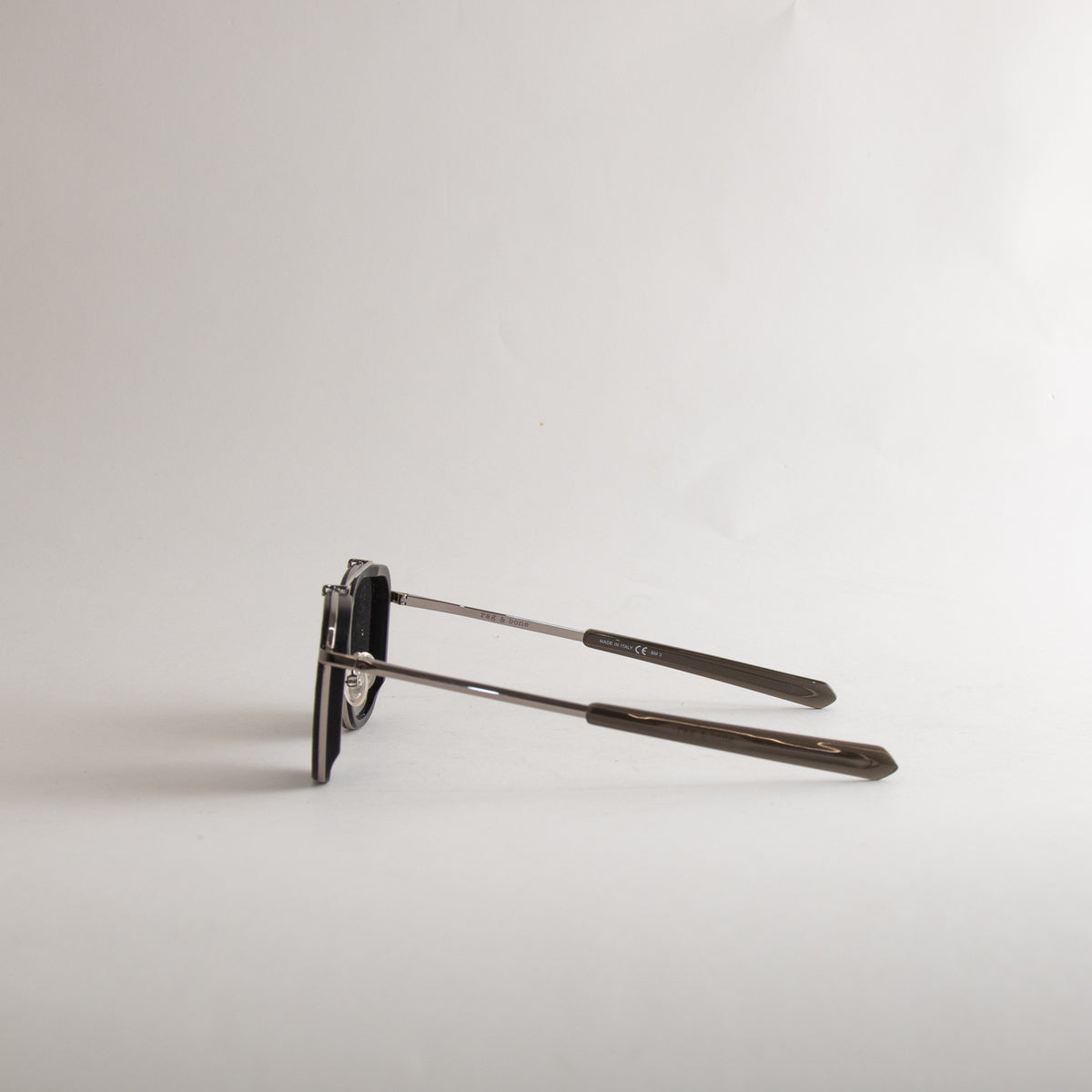 Rag & Bone Black Phantom Aviator Style Sunglasses