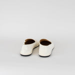The Row Cream Soft Leather Canal Loafers