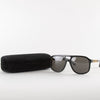 Gucci Black Sunglasses With Gold Hardware on Arms