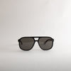 Gucci Black Sunglasses With Gold Hardware on Arms