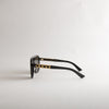 Gucci Black Sunglasses With Gold Hardware on Arms