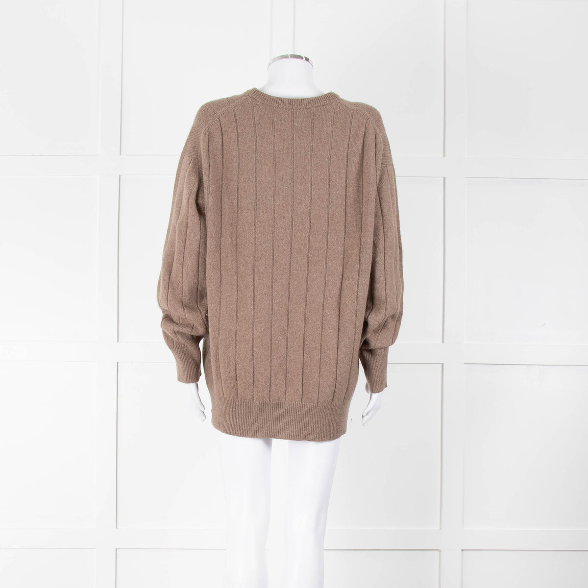&Daughter Brown Cable Round neck Jumper