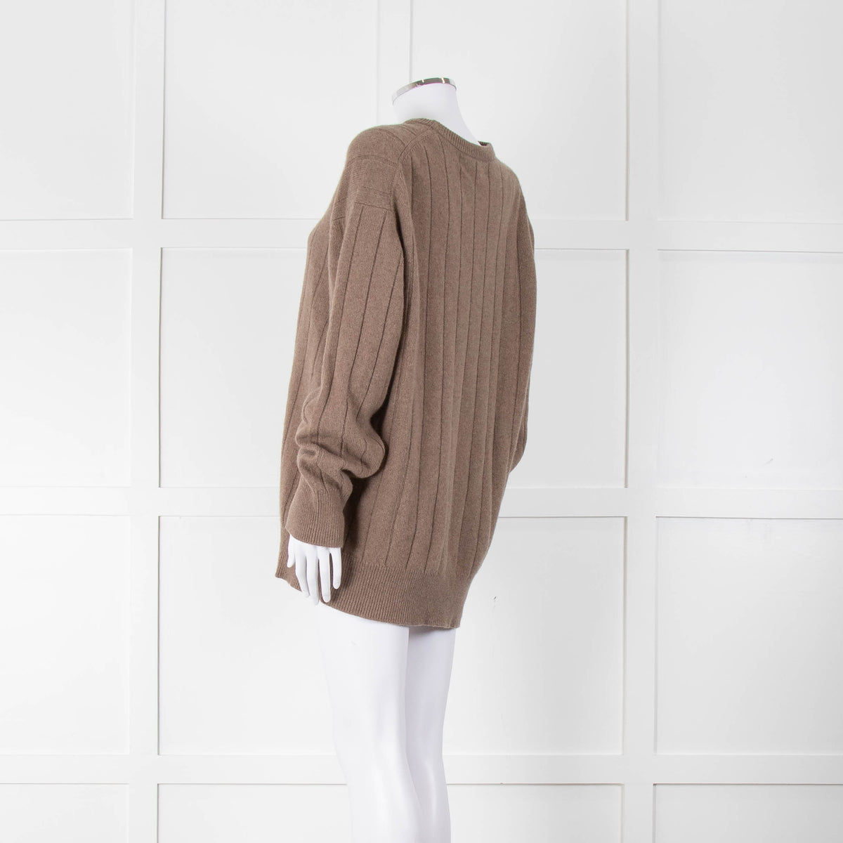 &Daughter Brown Cable Round neck Jumper